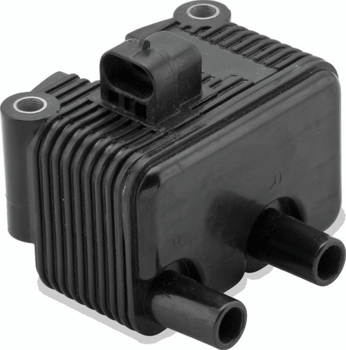 Twin Power 99-01 FLHT Carbureted Ignition Coil Black Replaces H-D1655-99