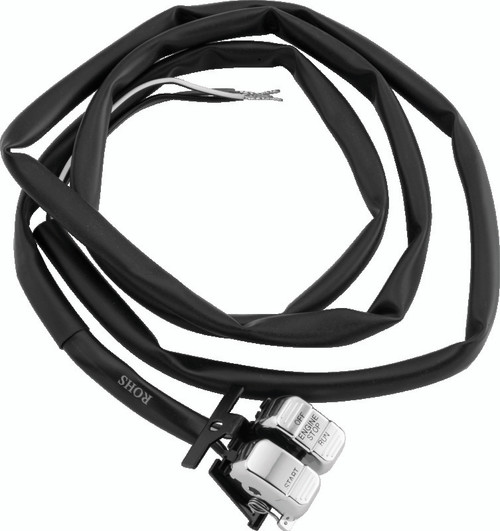 Twin Power 96-13 Big Twin XL V-Rod Chrome Engine Start Stop Switch Replaces H-D1589-96 71684-06A