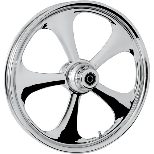 RC Components #18350-9917-92C - Wheel - Nitro - Front - Dual Disc/without ABS - Chrome - 18x3.5 - '00-'07 FLT