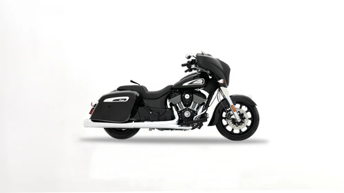 Rinehart Racing 500-0510C - 4.5" MotoPro45 Slip-On Exhaust For Indian - 2014-Later / Chrome with Chrome End Caps
