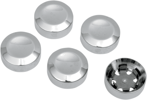 Rear Pulley Bolt Cover - Chrome