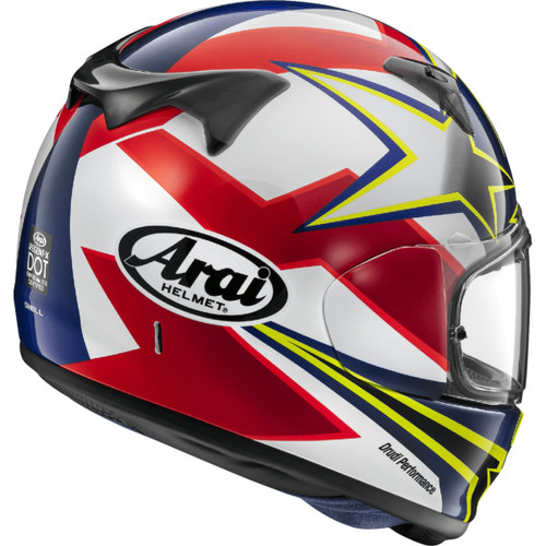 Arai Helmets #0101-17460 - Regent-X Helmet - Stars & Stripes - Yellow - Large