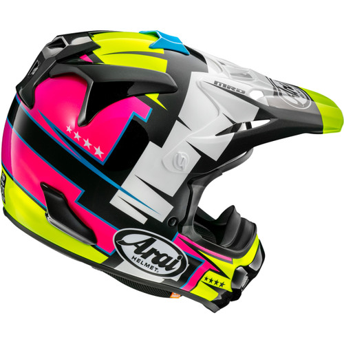 Arai Helmets #0110-8720 - VX-Pro4 Helmet - Battle - Yellow - XL