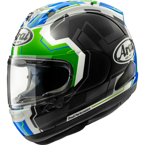 Arai Helmets #0101-15902 - Corsair-X Helmet - Rea-6 - Green - Small
