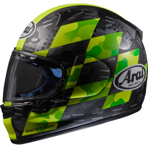 Arai Helmets #0101-15827 - Regent-X Helmet - Patch - Yellow Frost - XS