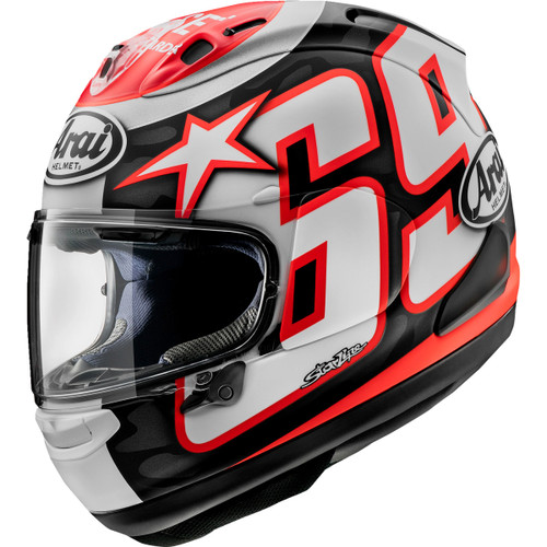 Arai Helmets #0101-15896 - Corsair-X Helmet - Nicky Reset - Frost - Small