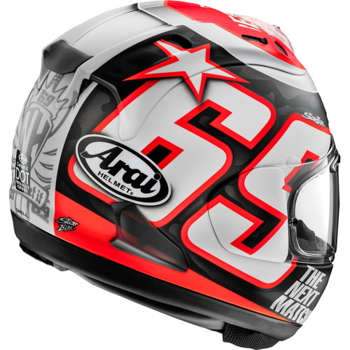 Arai Helmets #0101-15899 - Corsair-X Helmet - Nicky Reset - Frost - XL