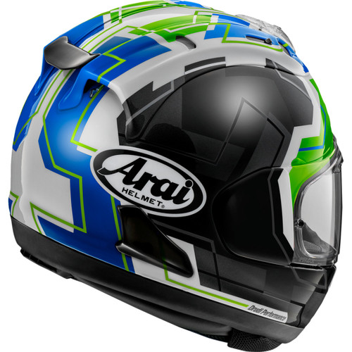 Arai Helmets #0101-15901 - Corsair-X Helmet - Rea-6 - Green - XS