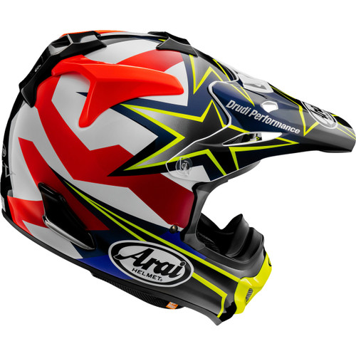 Arai Helmets #0110-8201 - VX-Pro4 Helmet - Stars & Stripes - Yellow - XS