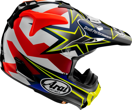 Arai Helmets #0110-8204 - VX-Pro4 Helmet - Stars & Stripes - Yellow - Large