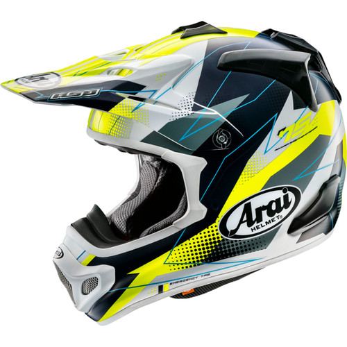 Arai Helmets #0110-8482 - VX-Pro4 Helmet - Resolute - Yellow - XS