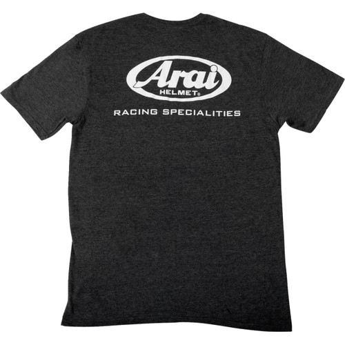 Arai Helmets #121565 - Arai Helmet T-Shirt - Dark Heather Gray - Large