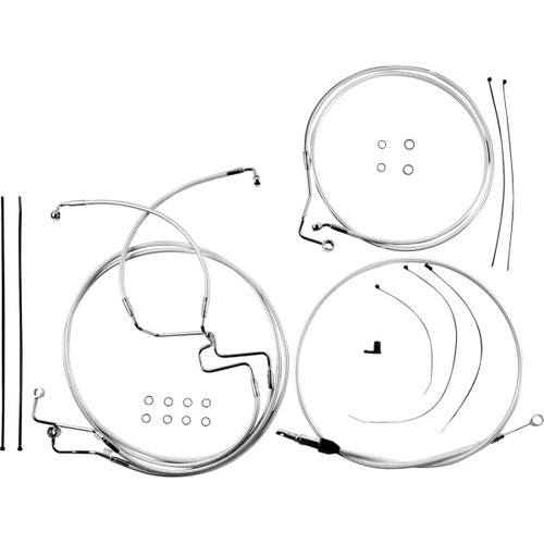 Magnum Shielding #3871216 - Sterling Chromite II Designer Handlebar Installation Kit - 6" - '21-'23 FLTR