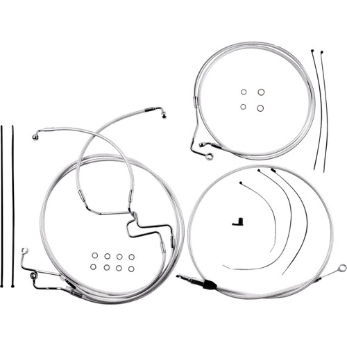 Magnum Shielding #3871215 - Sterling Chromite II Designer Handlebar Installation Kit - 10" - '21-'23 FLTR