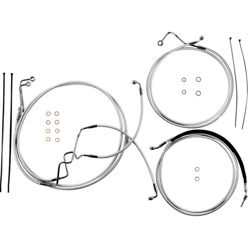 Magnum Shielding #387878 - Sterling Chromite II® Designer Handlebar Installation Kit - 8" - '17-'20 FLTR