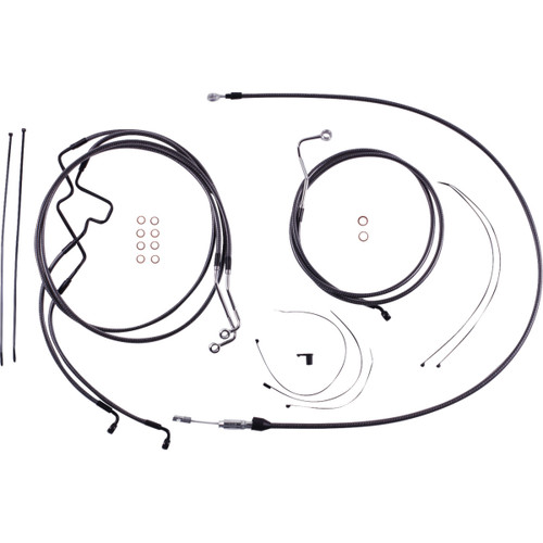 Magnum Shielding #7871226 - KARBONFIBR Designer Handlebar Installation Kit - 6" - '21-'22 FLHR