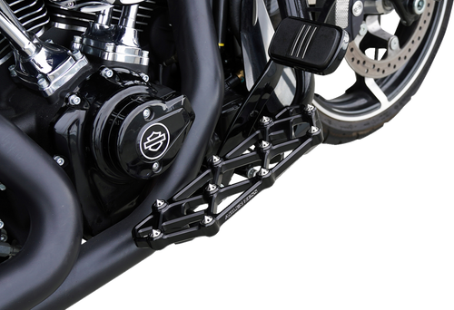 Arlen Ness #410-053 Diamond Floorboards - Driver - Black