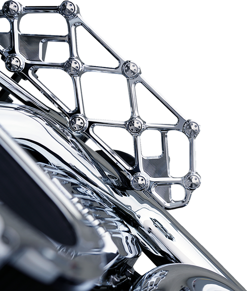 Arlen Ness #410-054 Diamond Floorboards - Driver - Chrome