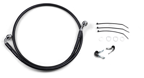 Brake Line - Front - FXD 99-05 - Black
