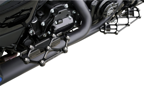 Arlen Ness #410-058 Diamond Floorboards - Passenger - Black