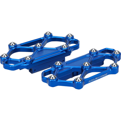 Arlen Ness #410-060 - Diamond Floorboards - Passenger - Blue