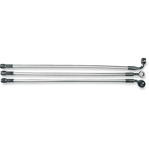 Magnum Shielding #37225 - Brake Line - 10mm-90° - 25" - Sterling Chromite II
