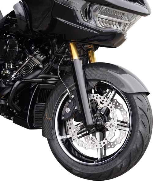 Arlen Ness #71-420 Wheel - Factory 24 - Front/Rear - Black/Contrast Cut - 18x5.5