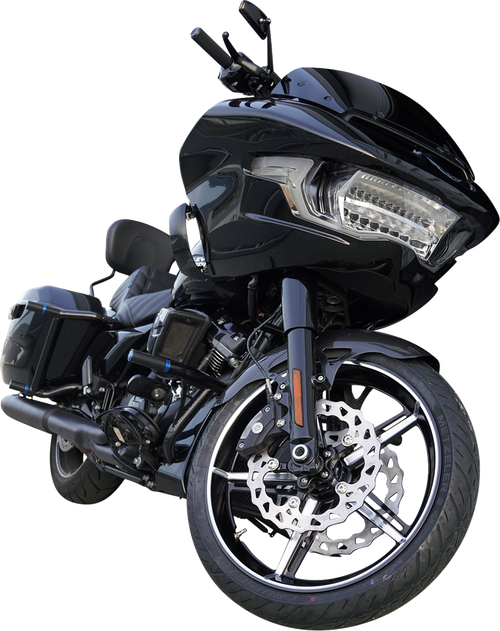 Arlen Ness #71-422 Wheel - Factory 24 - Front - Black/Contrast Cut - 21x3.5