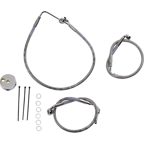 Drag Specialties - Brake Line - Front (Lower/Upper) - Stainless Steel