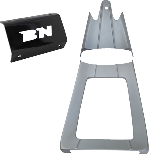 Bagger Nation #PYO:SCS-17L-2PC - Chin Spoiler Swoop - 2 Pc - For Mini Monkey Engine Guards