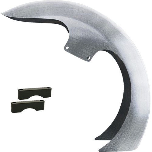 Paul Yaffe Bagger Nation #DEI-OEM-B - DEI Front Fender - 16"-19" Wheel - With Black Adapters - HD Touring