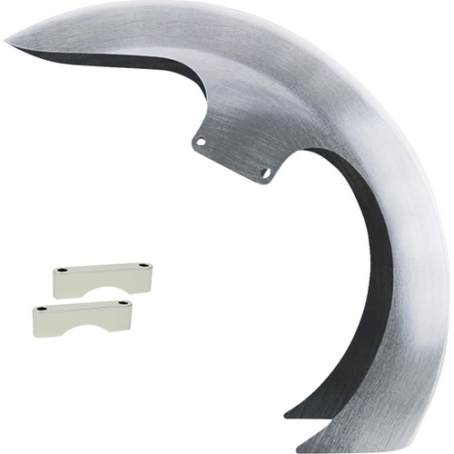 Paul Yaffe Bagger Nation #DEI-OEM-C - DEI Front Fender - 16"-19" Wheel - With Chrome Adapters - HD Touring