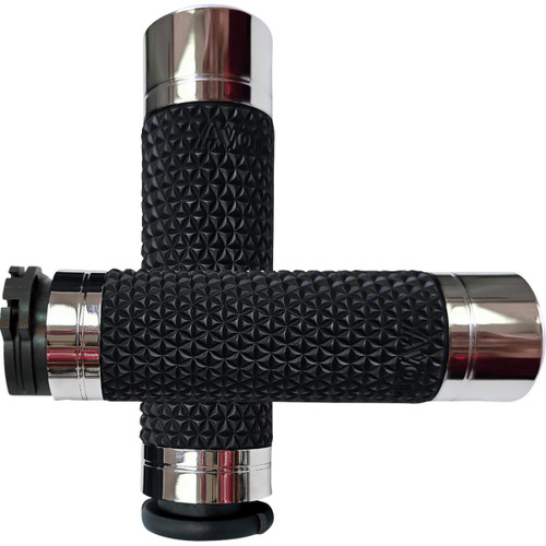 Avon Grips #K25-CH - K25 Grips - Cable - Chrome