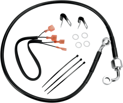Brake Line - Rear - XL 00-03 - Black