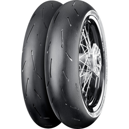Continental #02447760000 - Tire - ContiAttack SM 2 - Rear - 150/60R17 - 66H