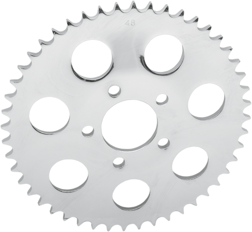 Rear Sprocket - Chrome - Dished -  48-Tooth