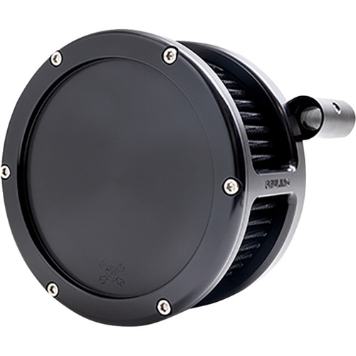 Feuling Parts #5553 - BA Air Cleaner Kit - Black with Black Filter - '08-'17 Dyna/Softail/Touring