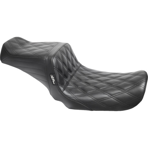 LE Pera #LF-581DD - Tailwhip Seat - Double Diamond - Black - FXD '04-'05