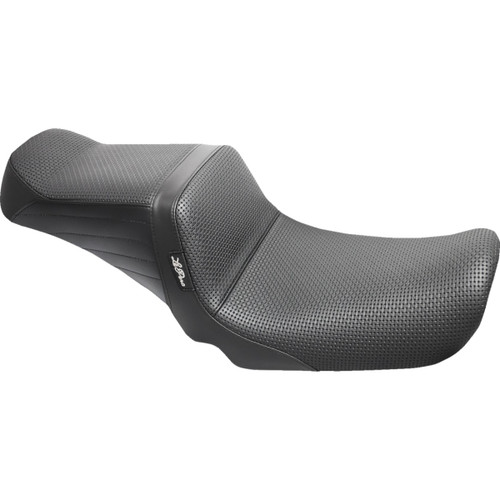 LE Pera #LF-581BW - Tailwhip Seat - Basketweave - Black - FXD '04-'05