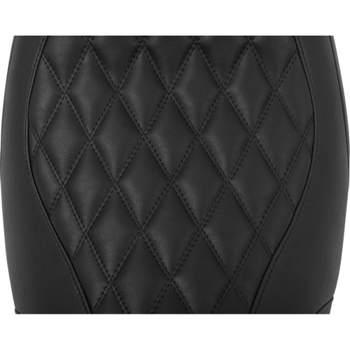 Mustang #88503 - Wide Tripper™ Seat - Solo - Black Stitching - FLT/FLH '23-'25