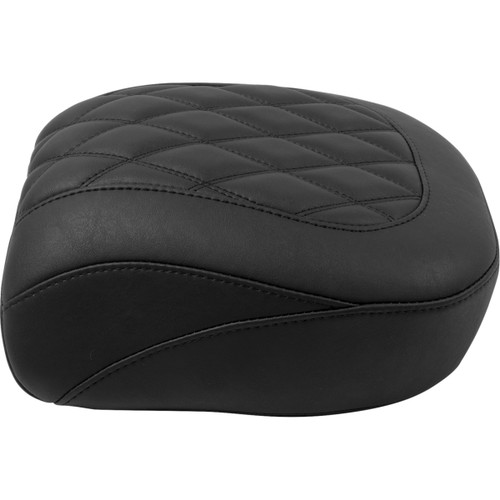 Mustang #88511 - Wide Tripper™ Seat - Passenger - Black Stitching - FLT/FLH '23-'25