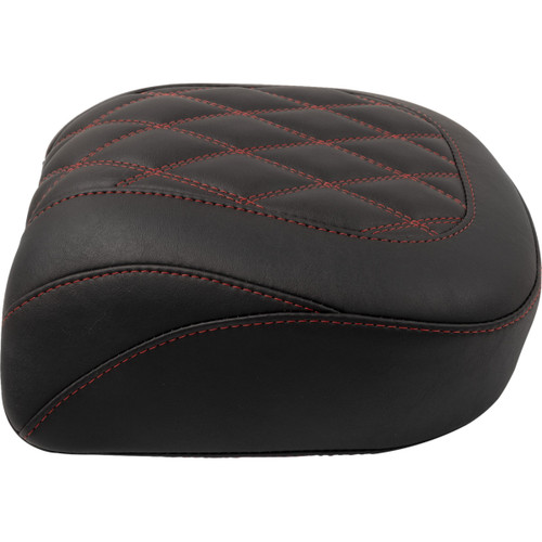 Mustang #88511DC - Wide Tripper™ Seat - Passenger - Dark Cherry Stitching - FLT/FLH '23-'25