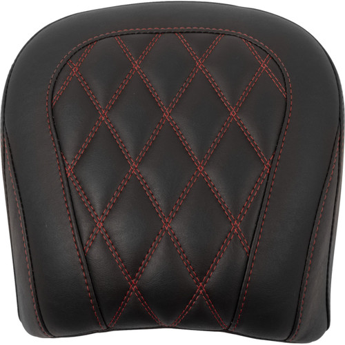 Mustang #88511DC - Wide Tripper™ Seat - Passenger - Dark Cherry Stitching - FLT/FLH '23-'25