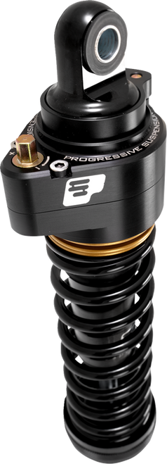 Progressive Suspension #944-4019UL-QPS - 944 Series Shock - Ultra Low-QPS - Heavy Duty - 12.5" - 11" Ride Height - Black/Gold