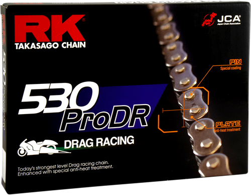 530 Pro DR - Drag Racing Chain - 160 Links