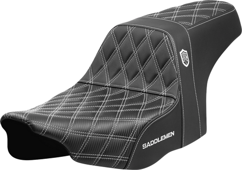 Saddlemen Pro Series SDC Performance Seat - White Stitching - w/o Backrest - FLT/FLH '23-'24