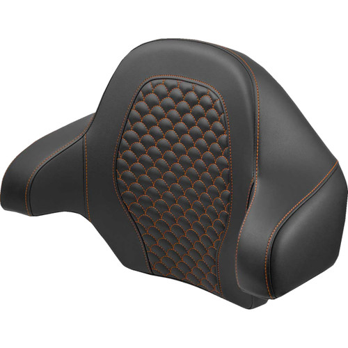 Saddlemen #814-07-20903 - Tour Pak - Dragon Scale - Orange Stitch - FLH/FLT '14-'24