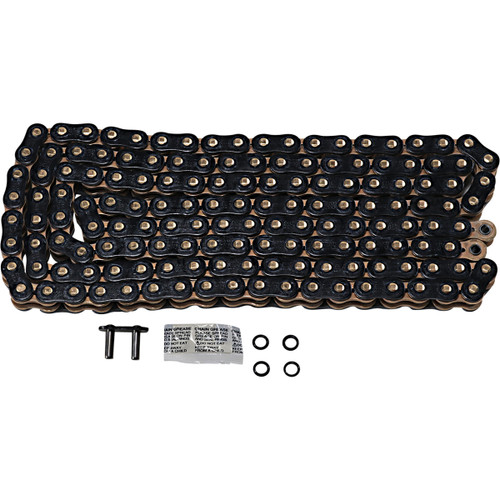 EK #520ZVX3-150KG - 520 ZVX3 - Sportbike Chain - 150 Links - Black/Gold