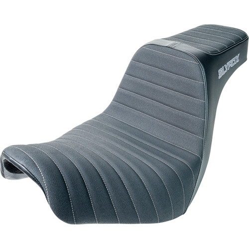 Slyfox #4701B-slyfox - High Noon Seat - Vinyl - Classic Stitch - Silver Logo - FL/FX '18-'24