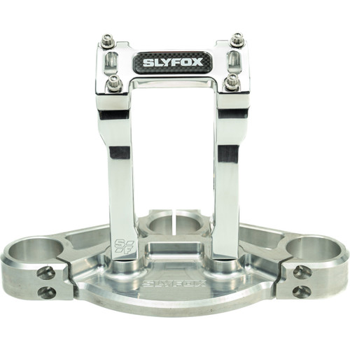 Slyfox #SF-1001-06-R - Handlebar Riser Kit - Straight - 1" Clamping - 6" Rise - Raw